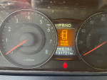 2007 Kia Amanti dashboard displaying mileage and warning signals for door open