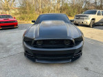 Front view of a 2013 Ford Mustang GT Premium with a matte finish and Cervini cowl hood.