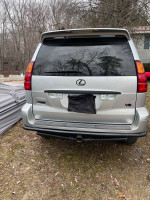 Rear view of a 2006 Lexus GX 470, showcasing its features and high clearance bumper.