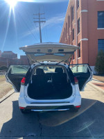 2017 Nissan Rogue S with open trunk, spacious interior view, located in West Monroe, LA, for sale.