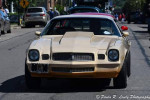 1980 Chevrolet Camaro with a rebuilt V6 engine, showcased at a car show in Ohio, great condition with minor surface rust.