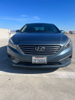 Front view of a 2016 Hyundai Sonata SE in great condition, featuring a sleek design and low mileage.
