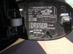 Fuel label of a 2004 Porsche 911 Carrera 4S with specifications and instructions.