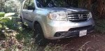 2013 Honda Pilot parked in nature, showcasing its clean exterior and 4WD feature.