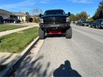 2007 Chevrolet Silverado 1500 4x4 with upgrades, lifted 12 inches, on the street with 37-inch tires.
