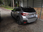 2019 Subaru Crosstrek parked under cover, limited edition, with 103K miles and recent maintenance history.
