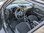 Interior view of a 2019 Kia Soul showing dashboard, steering wheel, and seats in excellent condition