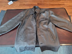 Roger Edwards Sport Leather Anaheim Ducks Coat. Men's XL