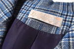 1960s Vintage PENDLETON Wool Blue Plaid Blazer Jacket