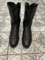 Justin Ropers Full Quill Ostrich