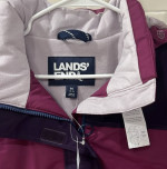 NWT Lands' End Women's Squall Winter Parka size Medium Color: Rubellit