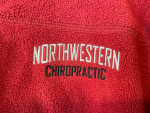 J.America Sportwear Northwestern Chiropractic Med Heavy Fleece Jacket