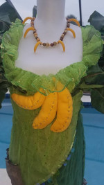 Custom Made Ladies Banana Tree Costume w/head piece