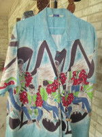 VINTAGE clothing- shirt/coat/belt