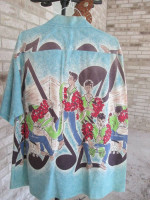 VINTAGE clothing- shirt/coat/belt