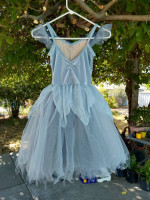 Girls 10/12 ballet dress Weissman Moon Fairies powder blue