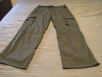 Mens 30/34 Lined Cargo Pants from BC Clothing Dark Grey Almost Olive