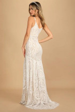 XS White Lace Wedding Dress