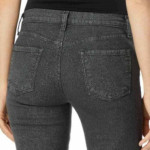 NWT $248 J BRAND BLACK SPARKLE ALANA HIGH RISE CROP SKINNY JEANS Sz 28