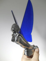 Vintage auto/ car lighted hood ornament