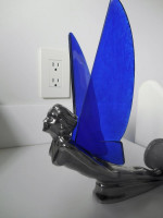 Vintage auto/ car lighted hood ornament