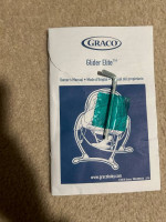Graco Glider Elite Swing Bouncer Used With Portable Seat And Washable Cover