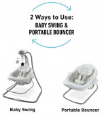 Graco DuetConnect LX Swing & Bouncer combo