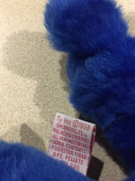 TY Beanie Buddies Peanut Elephant Large  14” Royal Blue  1998 NEW