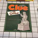 2002 Parker Brothers The Simpsons Clue 2nd Ed replacement game board