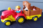 Fisher-Price Little People Tow 'n Pull Tractor playset farm Toy