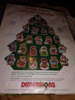 ADVENT CALENDAR * NEW! 🎅  "Teddy Bear" *CROSS STITCH