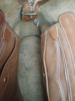 Vintage DOONEY & BOURKE Caramel Brown Pebble Leather Norfolk Bag