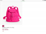 Pink Backpack / Book Bag by TALBOTS