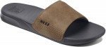 Reef Men's One Slide Sandals US Size 9 Grey / Tan - BRAND NEW WITH TAG