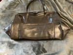 ΒOTTEGA VENETA Black Leather carry-on/briefcase