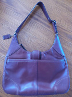 Coach Brown Leather Hand Bag Purse ~ Excellent Condition