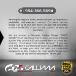 Set of 2 Tires Continental ProContact TX 315/35R21 No Patch #77062