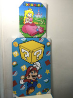 Nintendo Super Mario & Princess Peach Canvas Wall Picture NES SNES N64