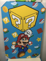 Nintendo Super Mario & Princess Peach Canvas Wall Picture NES SNES N64